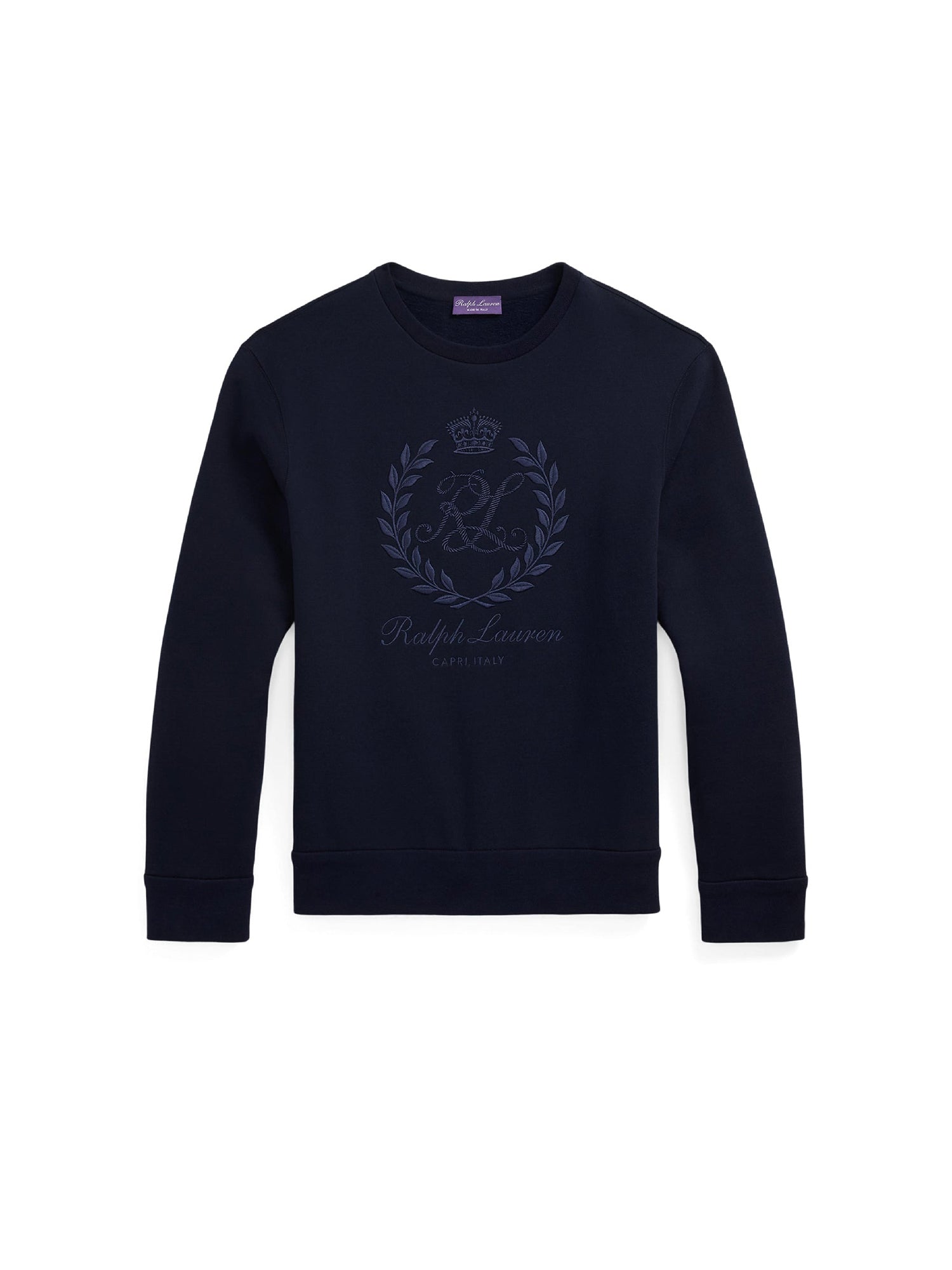 Polo shirt with embroidered fleece badge - Classic Chairman Navy