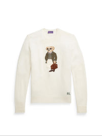 Pull Polo Bear en cachemire - Classic Cream