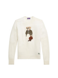 Polo Bear cashmere jumper - Classic Cream