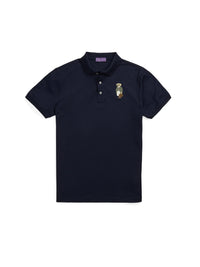 Bear Custom Slim pique polo shirt - Classic Chairman Navy