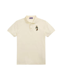Polo Polo Bear Custom Slim en piqué - Classic Cream