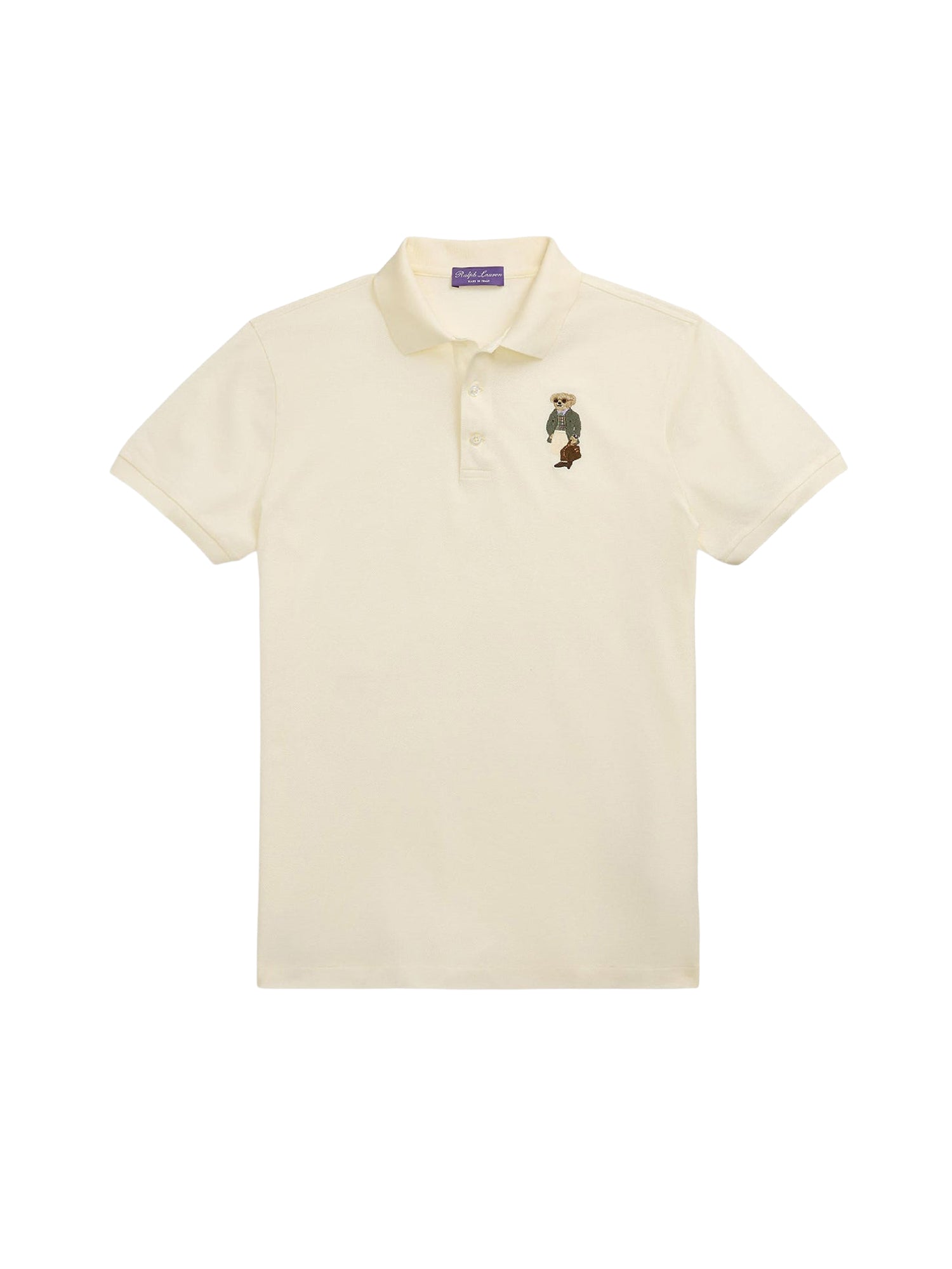 Polo Polo Bear Custom Slim en piqué - Classic Cream