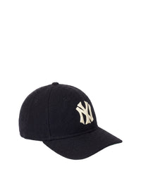 Ralph Lauren Yankees cashmere cap - Polo Black With White Logo