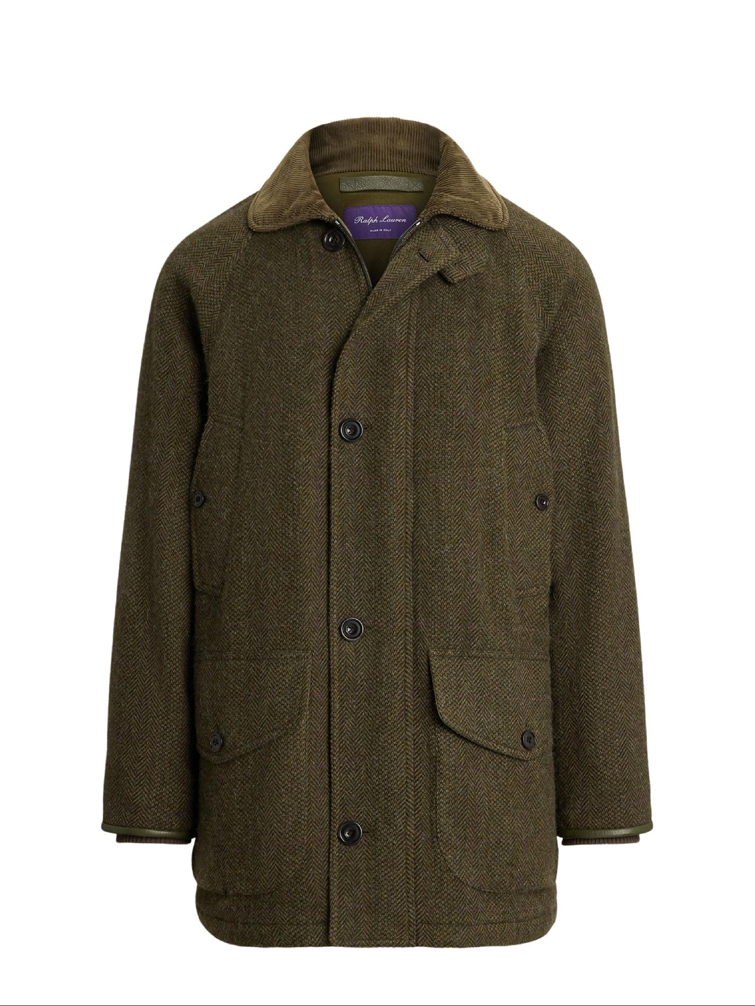 1pcs / NEW // OLIVE/LODEN MULTI PURPLE DECO COAT NO SUBCLASS WALLACE JKT