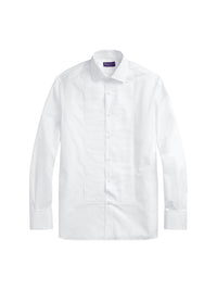 Chemise de smoking en popeline - White