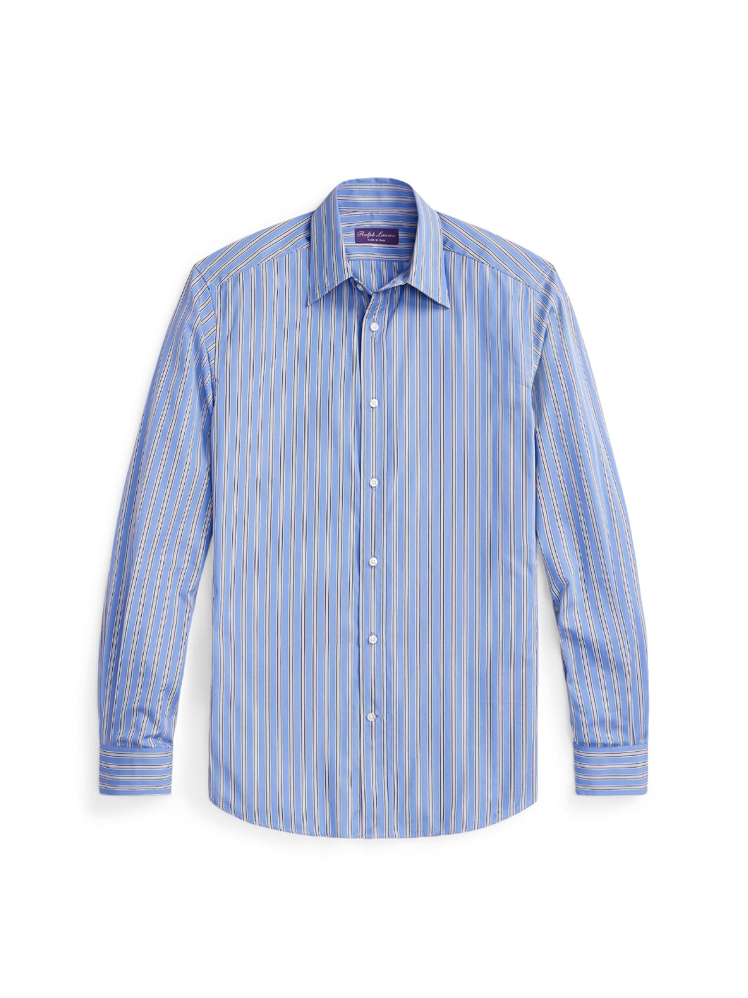 Chemise rayée en popeline - Bleu & Blanc