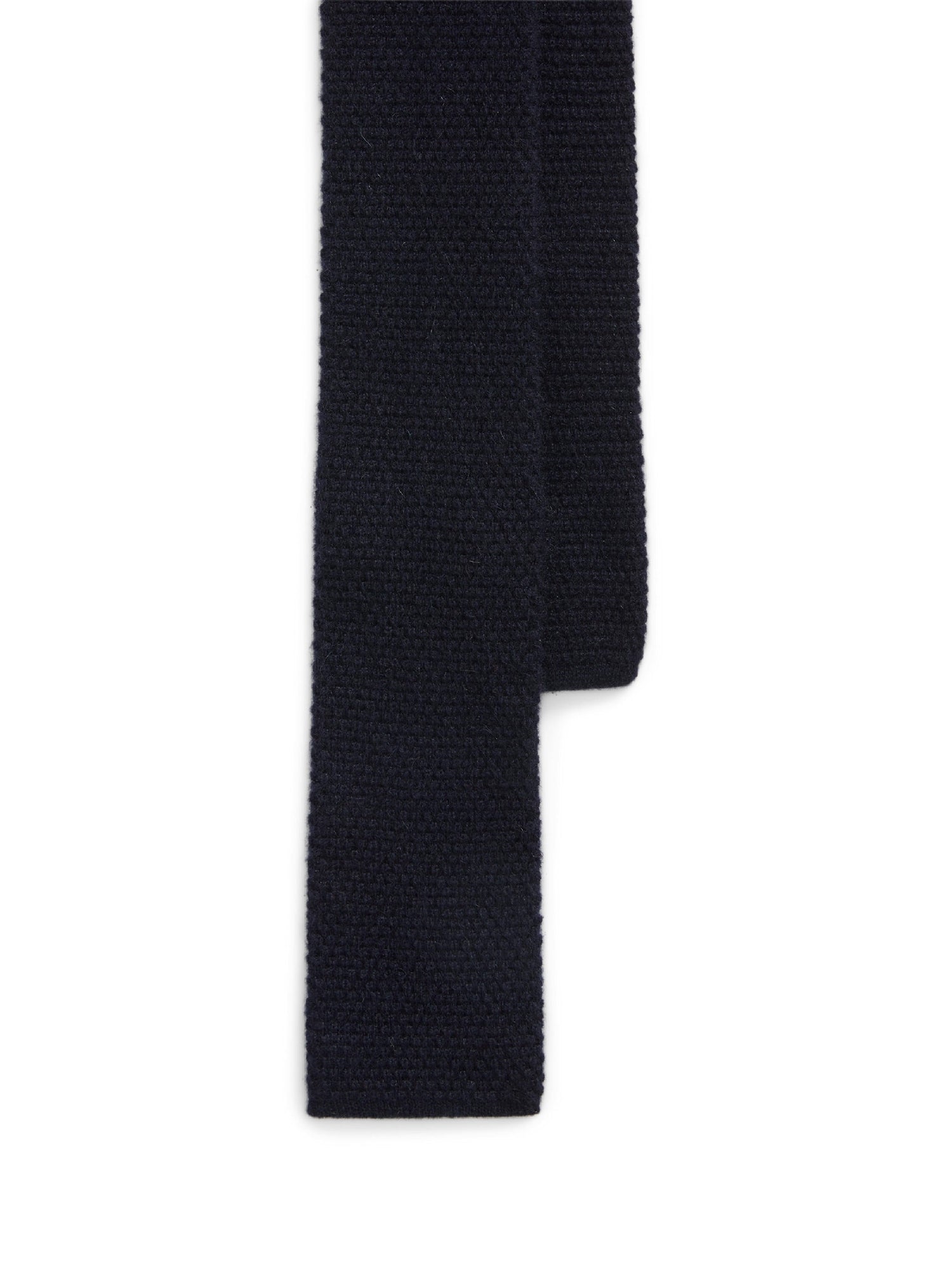 Cravate en maille et cachemire mélangé - Navy