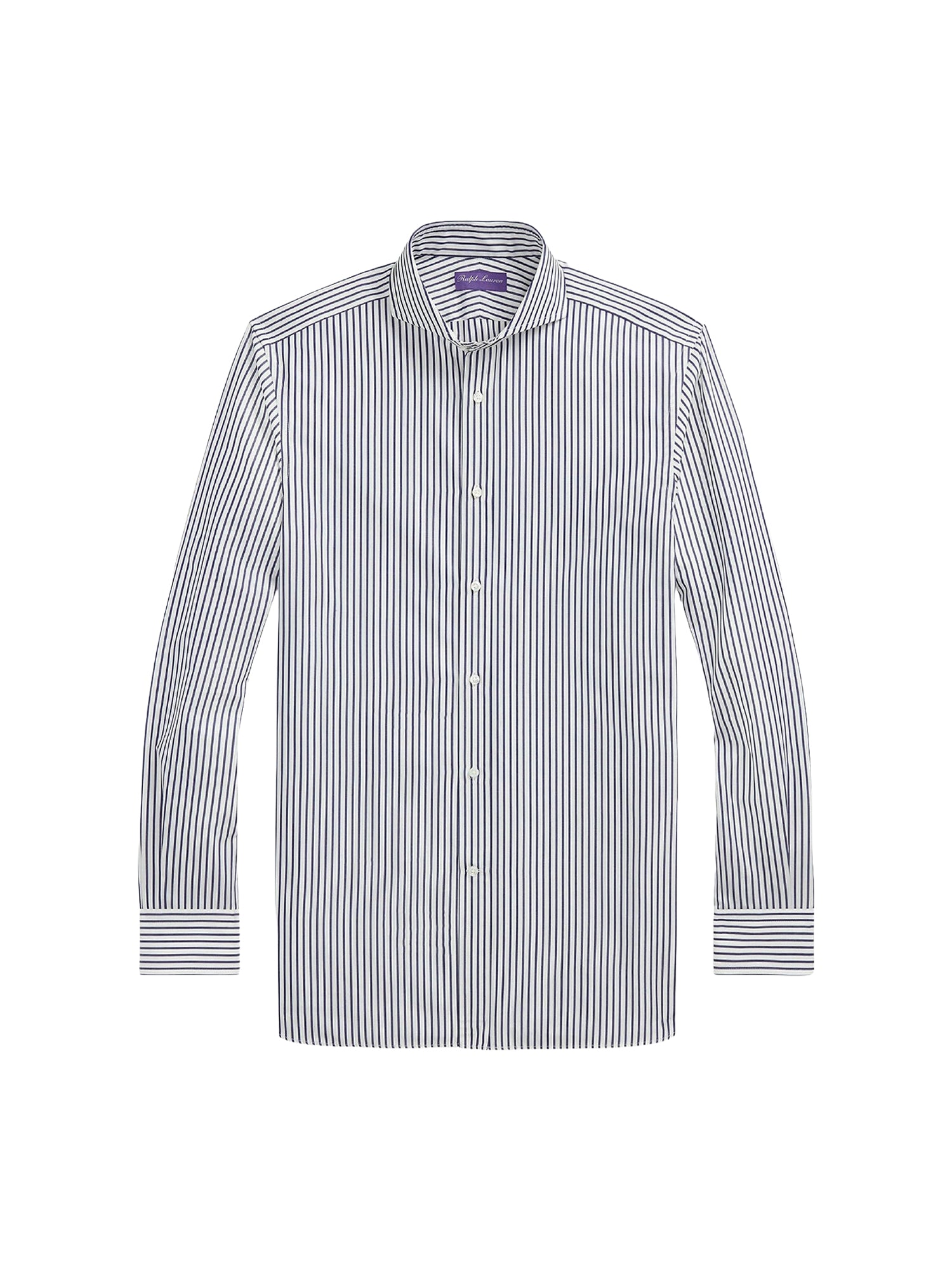 Chemise rayée en popeline - White & Navy