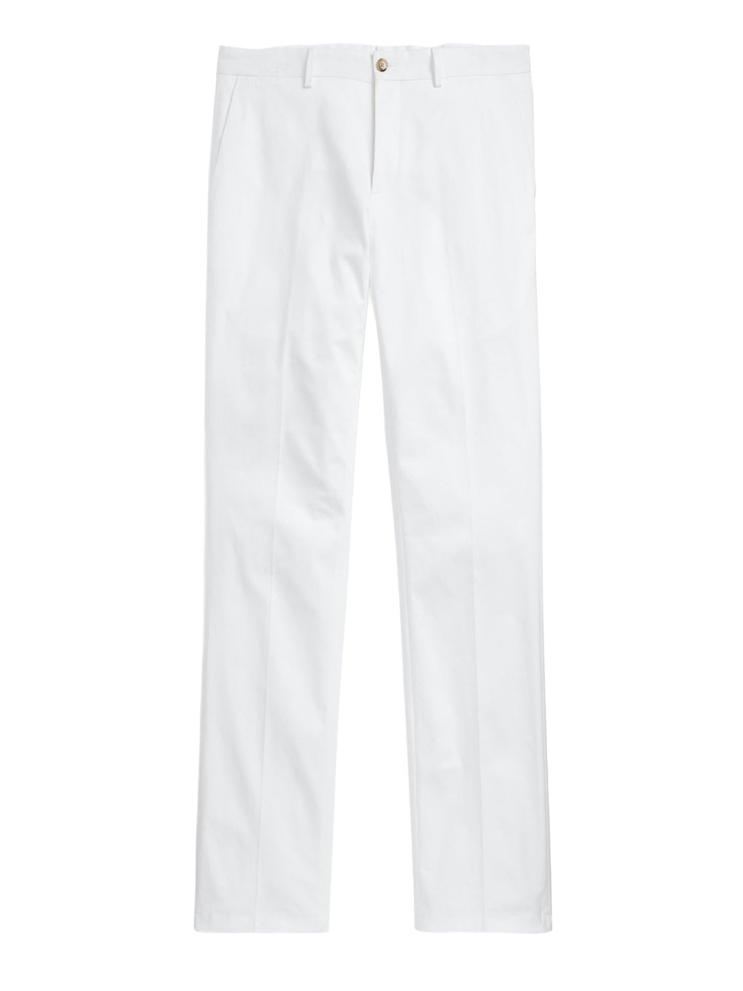 Straight Fit trousers in stretch chino - Optic White