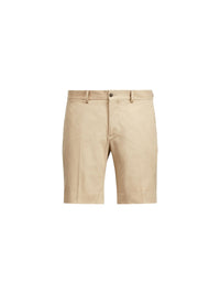 Short Straight Fit en chino stretch - Khaki