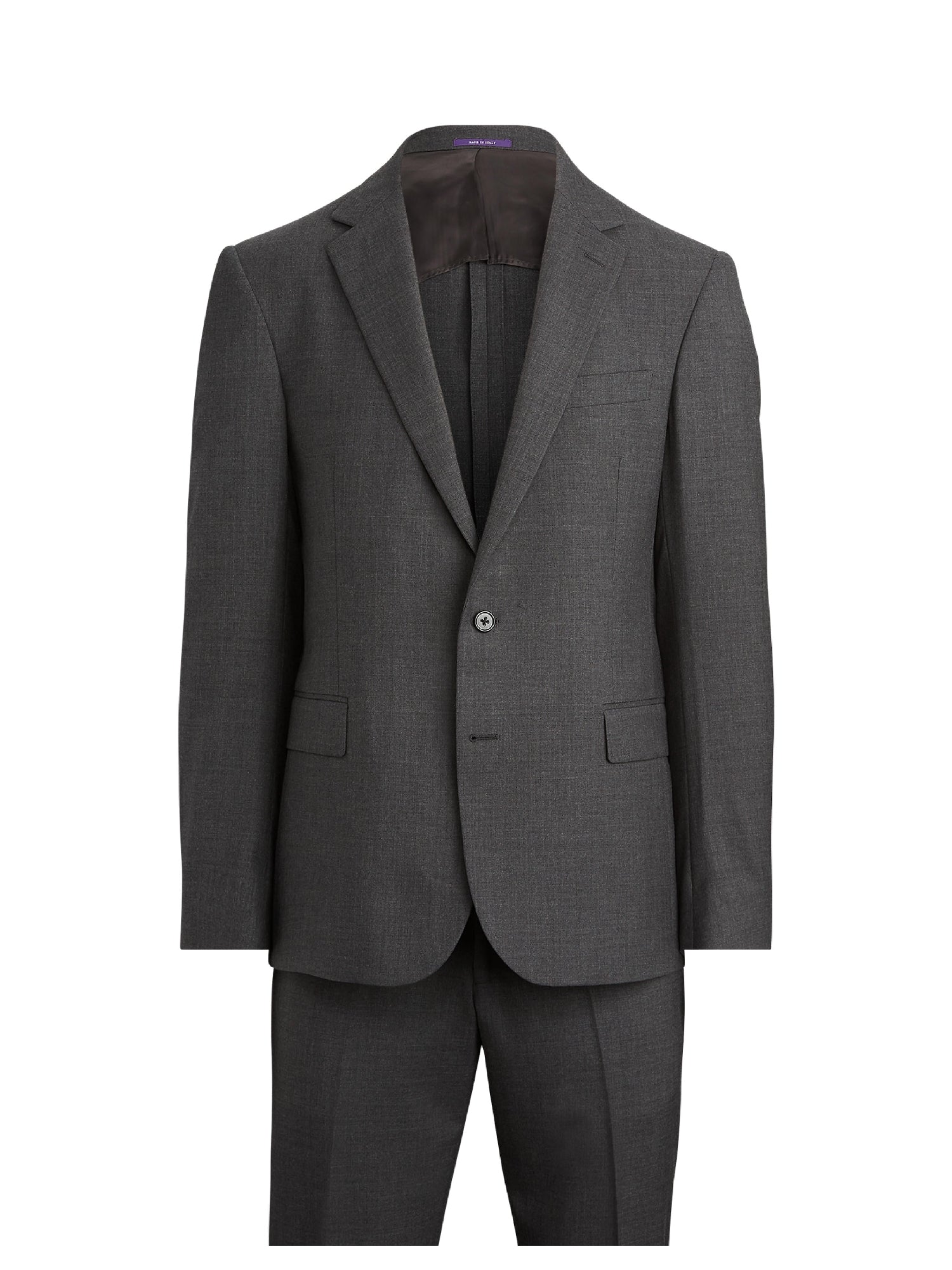 Gregory suit in wool twill - Charcoal