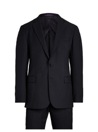Costume Gregory en sergé de laine - Navy Micro Houndstooth