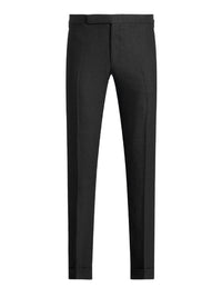 Gregory trousers in linen - Black