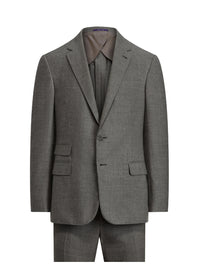 Costume Kent en flanelle de laine - Pearl Grey Melange