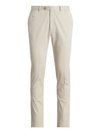 Slim-fit stretch chino trousers - Classic Stone