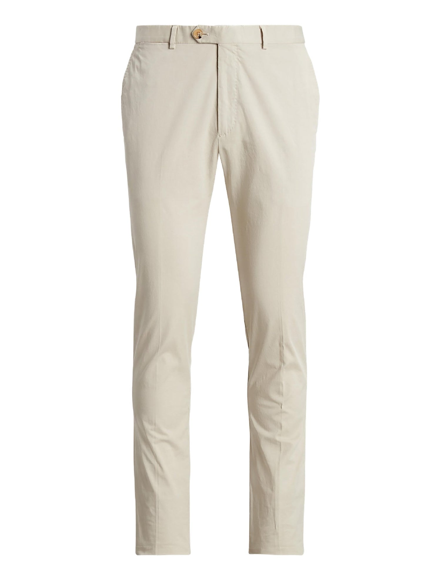 Slim-fit stretch chino trousers - Classic Stone