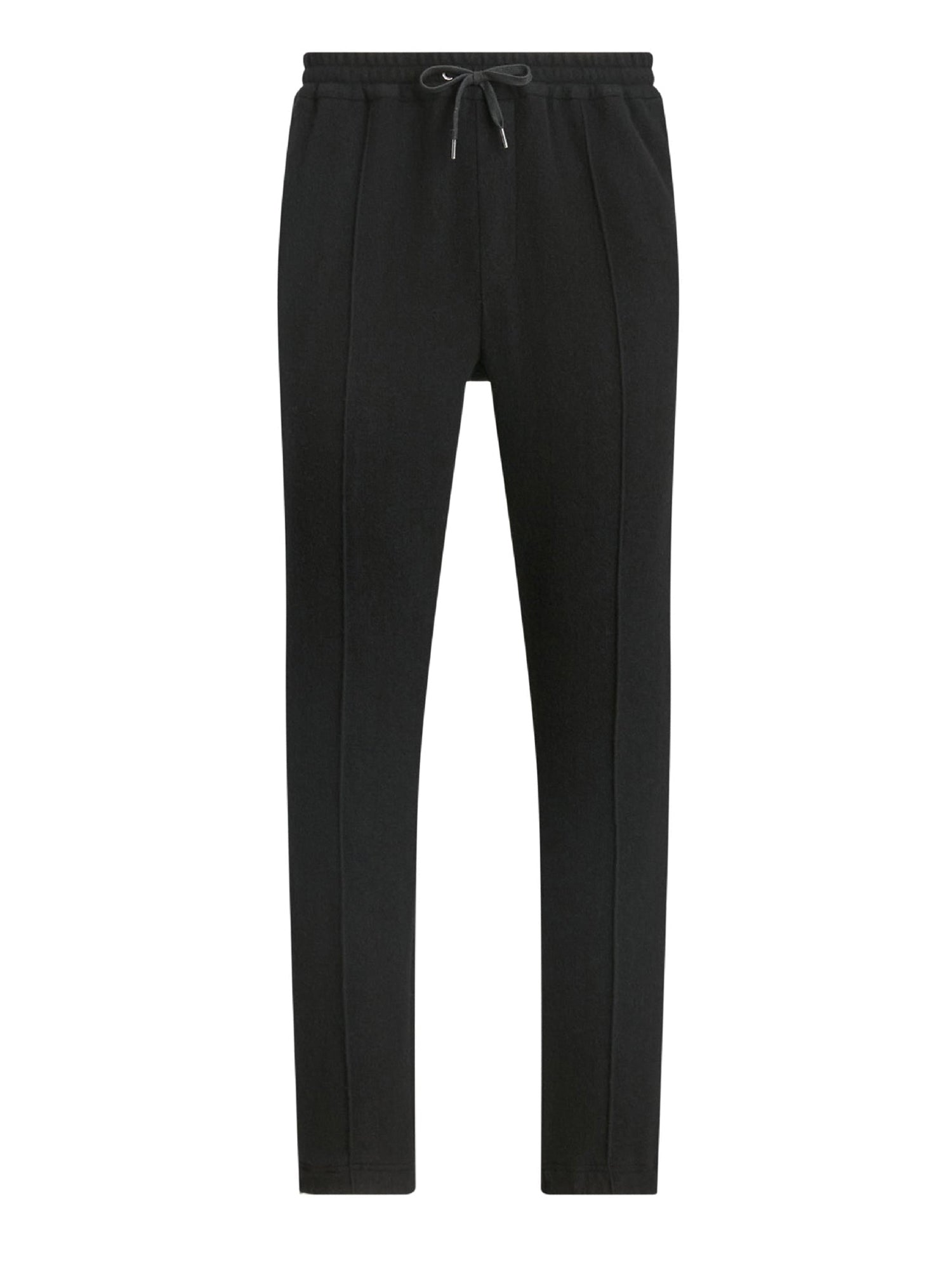 Pantalon de jogging en cachemire et laine mélangé - Black