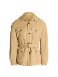 Veste ceinturée en daim - Classic Tan