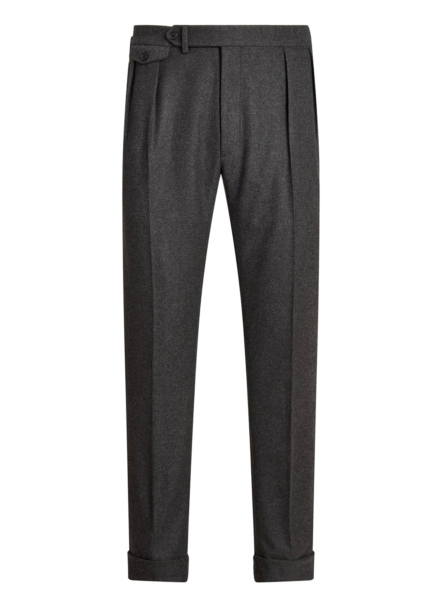 Pantalon Gregory fait main en laine - Dark Grey