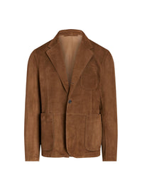 Blazer en daim - Chestnut Brown