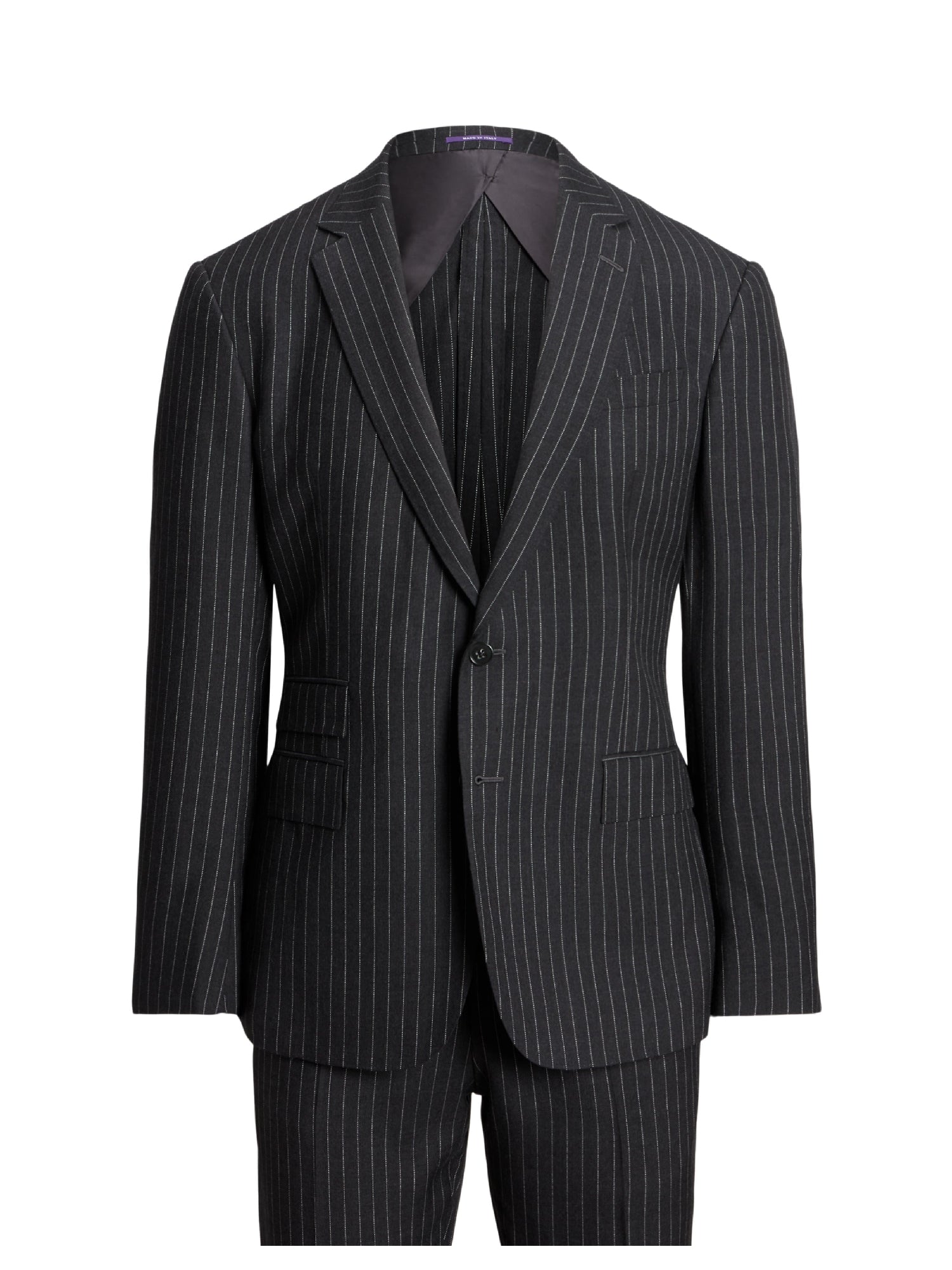 Kent wool suit - Dark Grey & Cream