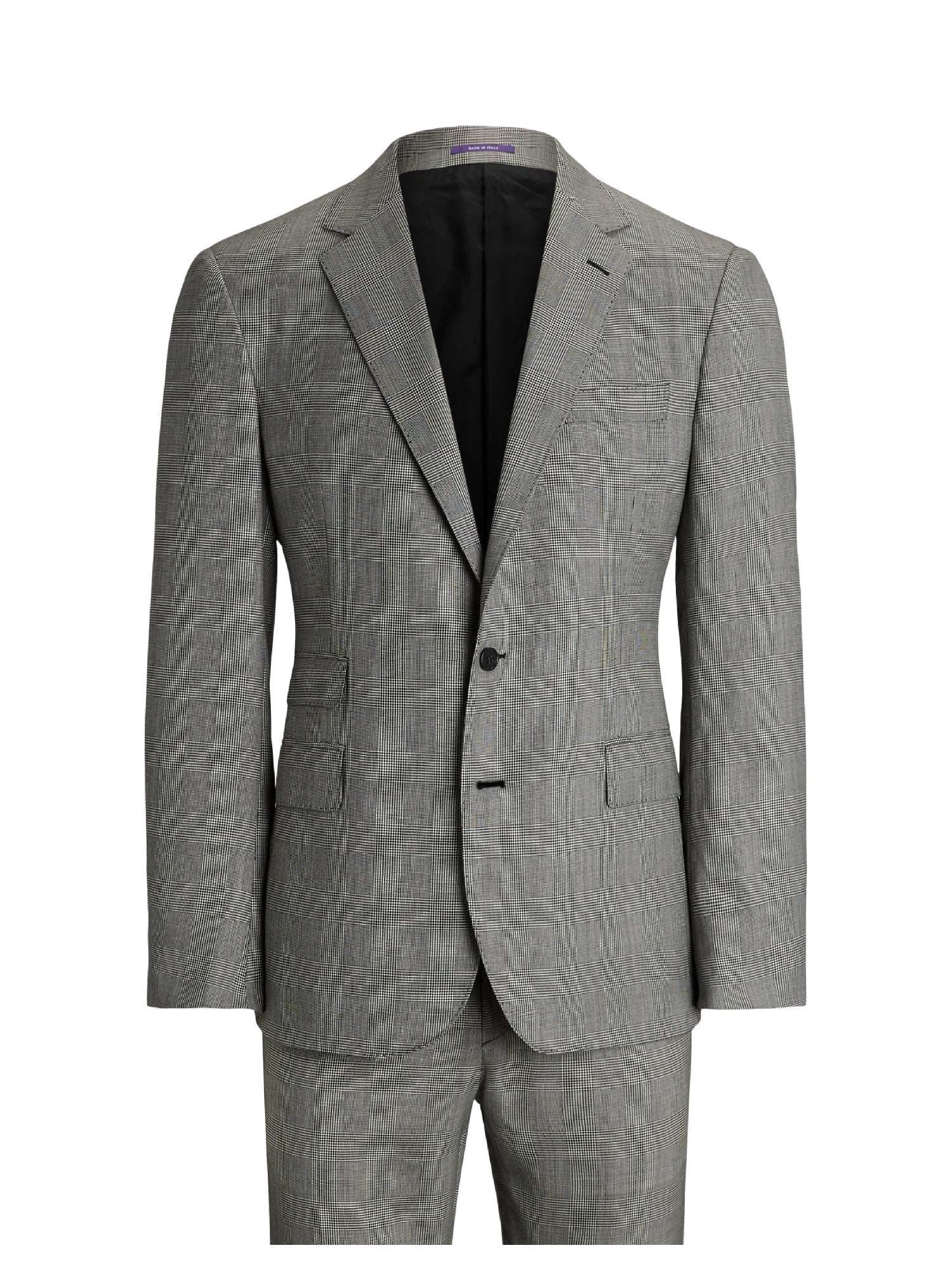 Kent Prince of Wales wool suit - Black & White