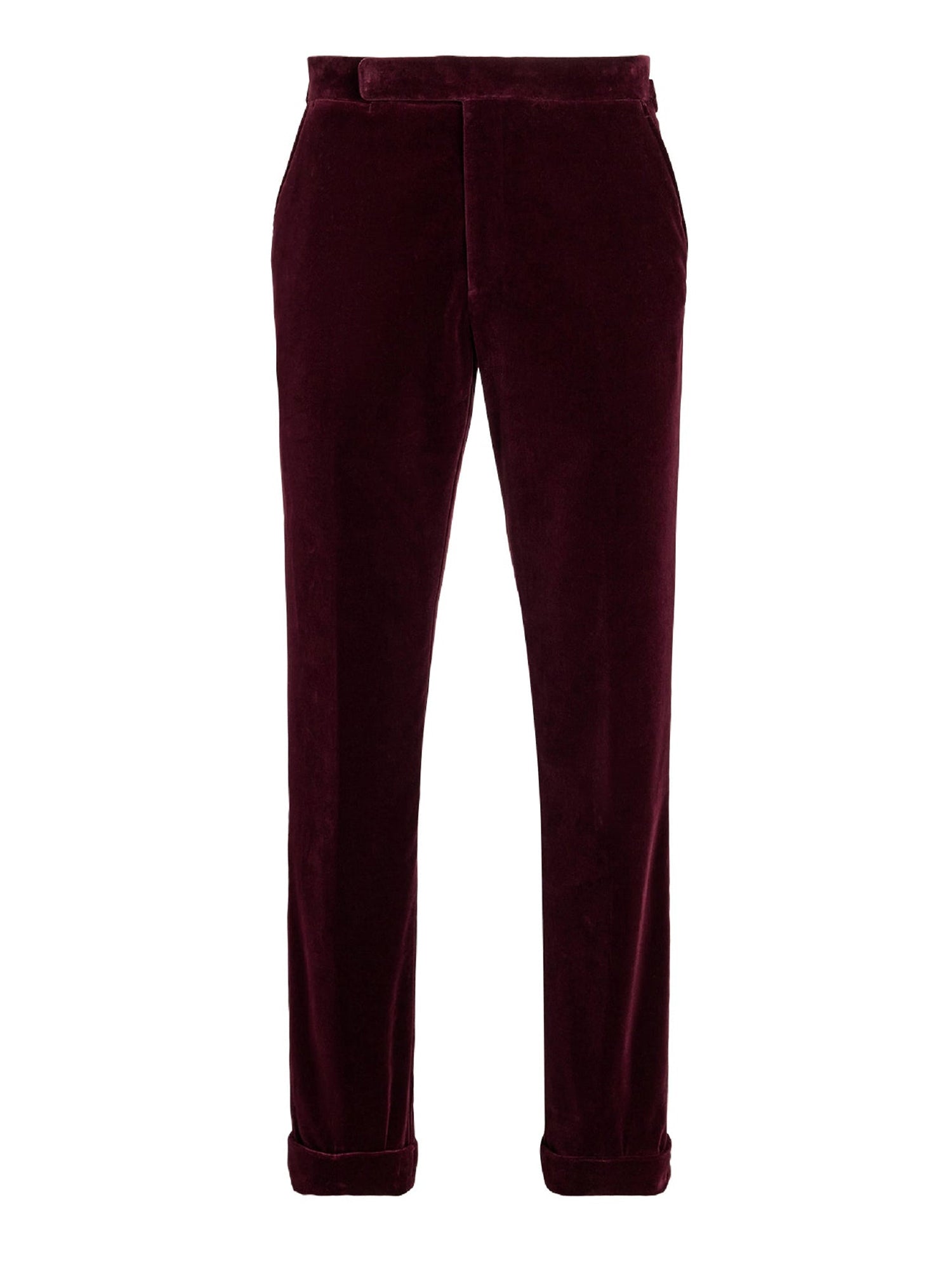 Pantalon Gregory en velours - Dark Maroon