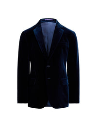 Veste Kent en velours  - Pageant Blue