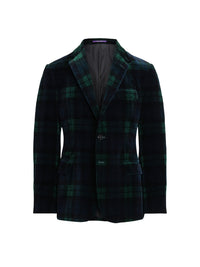 Veste Kent écossaise en velours - Blackwatch