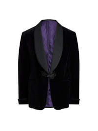 Veste de smoking en velours - Black