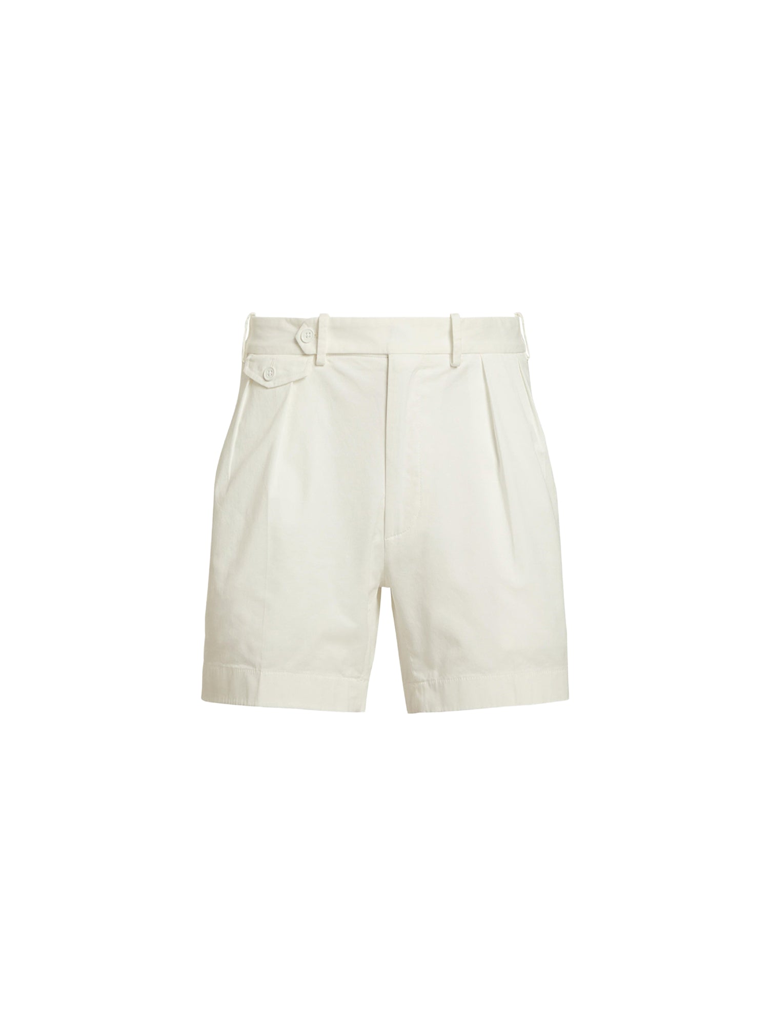 Stretch chino shorts - Deckwash White