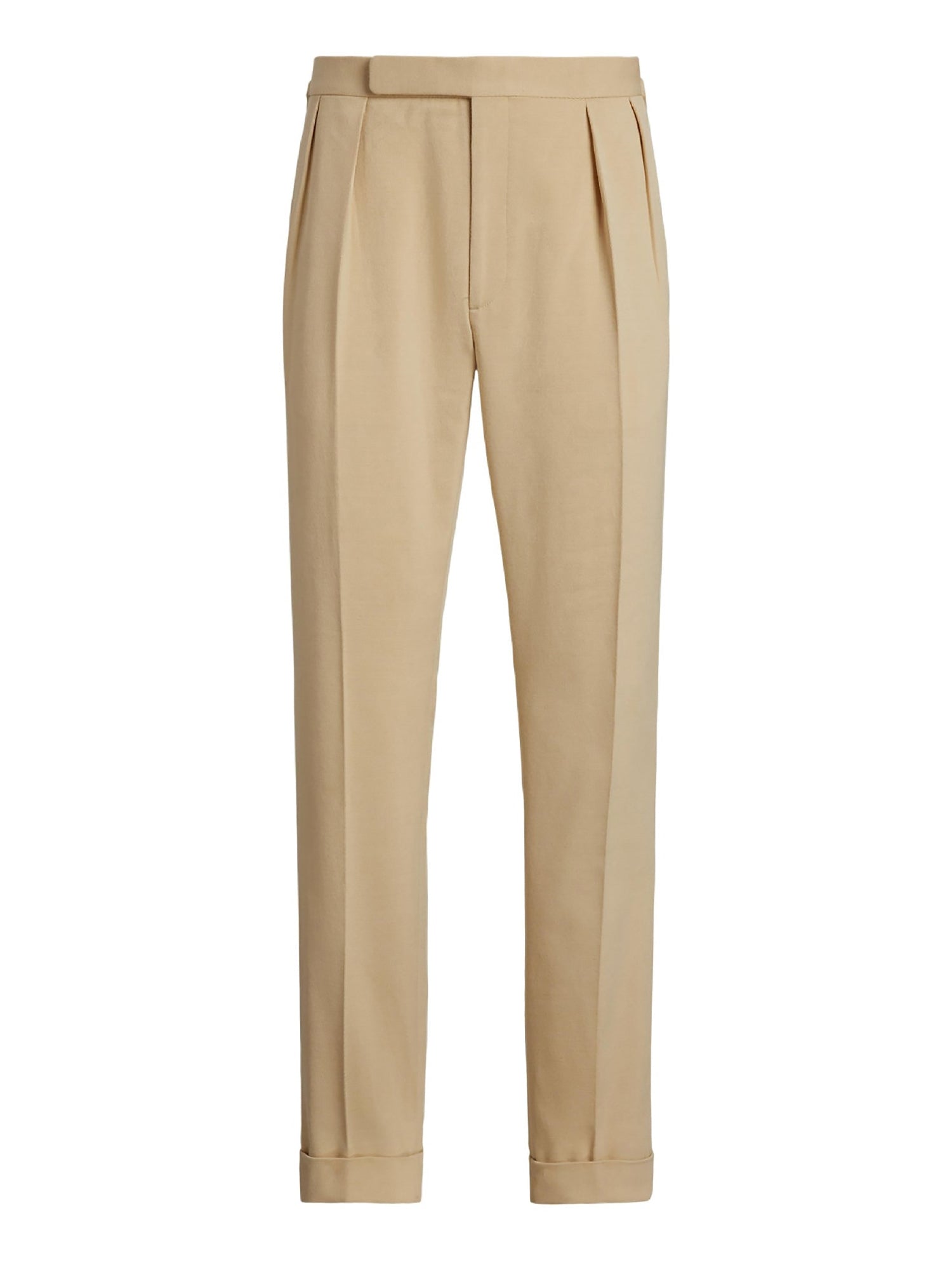 Gregory trousers in wool twill - Tan