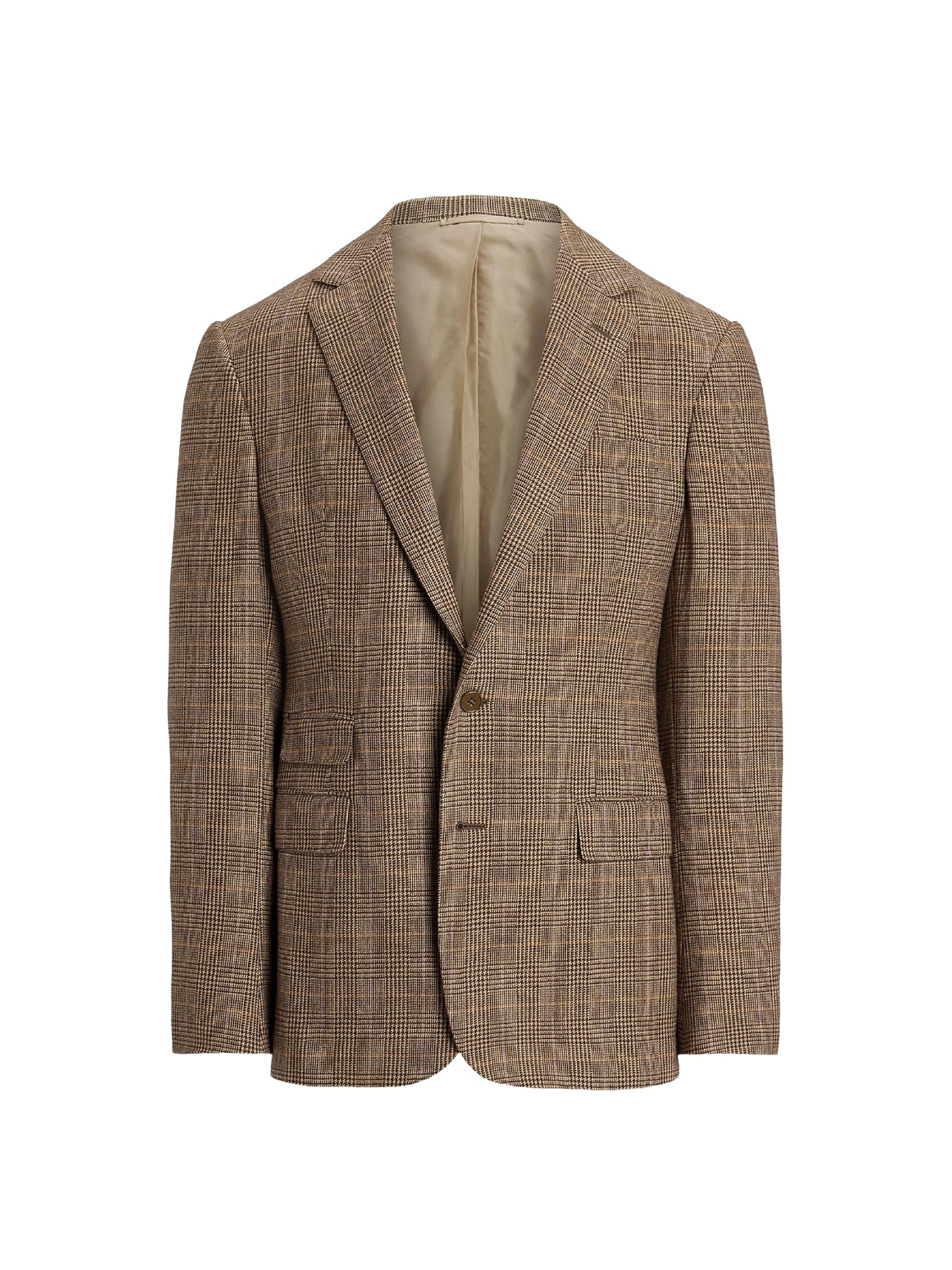 Veste de costume Kent prince-de-galles en laine - Cream, Light Brown & Multicolore