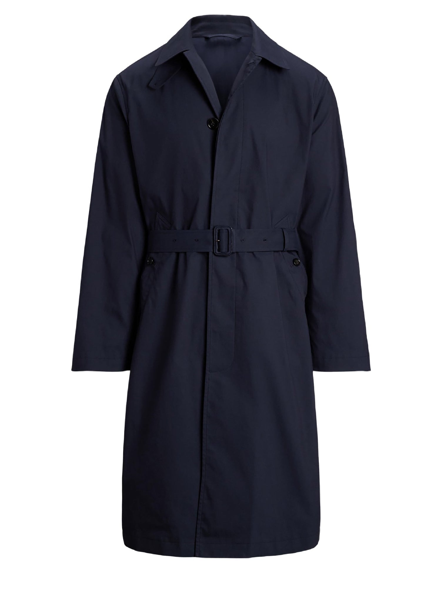Trench-coat balmacaan rangeable en laine - Navy