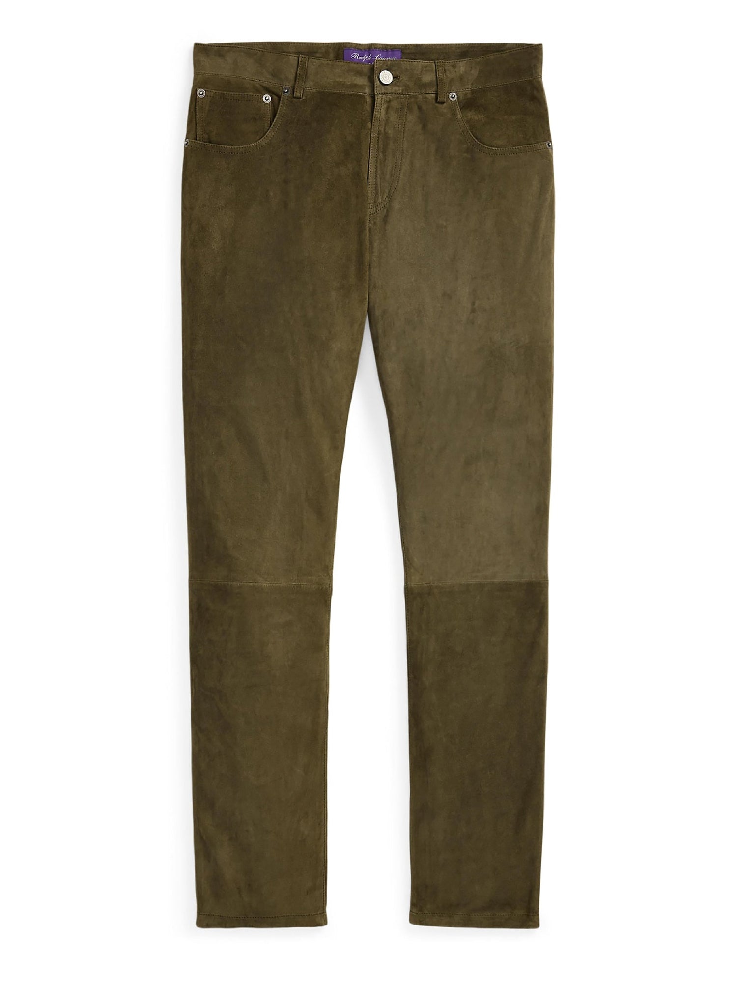 Pantalon cinq poches en daim - Thicket Moss