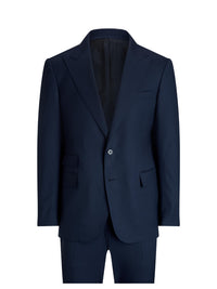 Gregory suit in wool twill - Classic Navy
