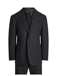 Kent small polka dot wool suit - Charcoal & Multicolore