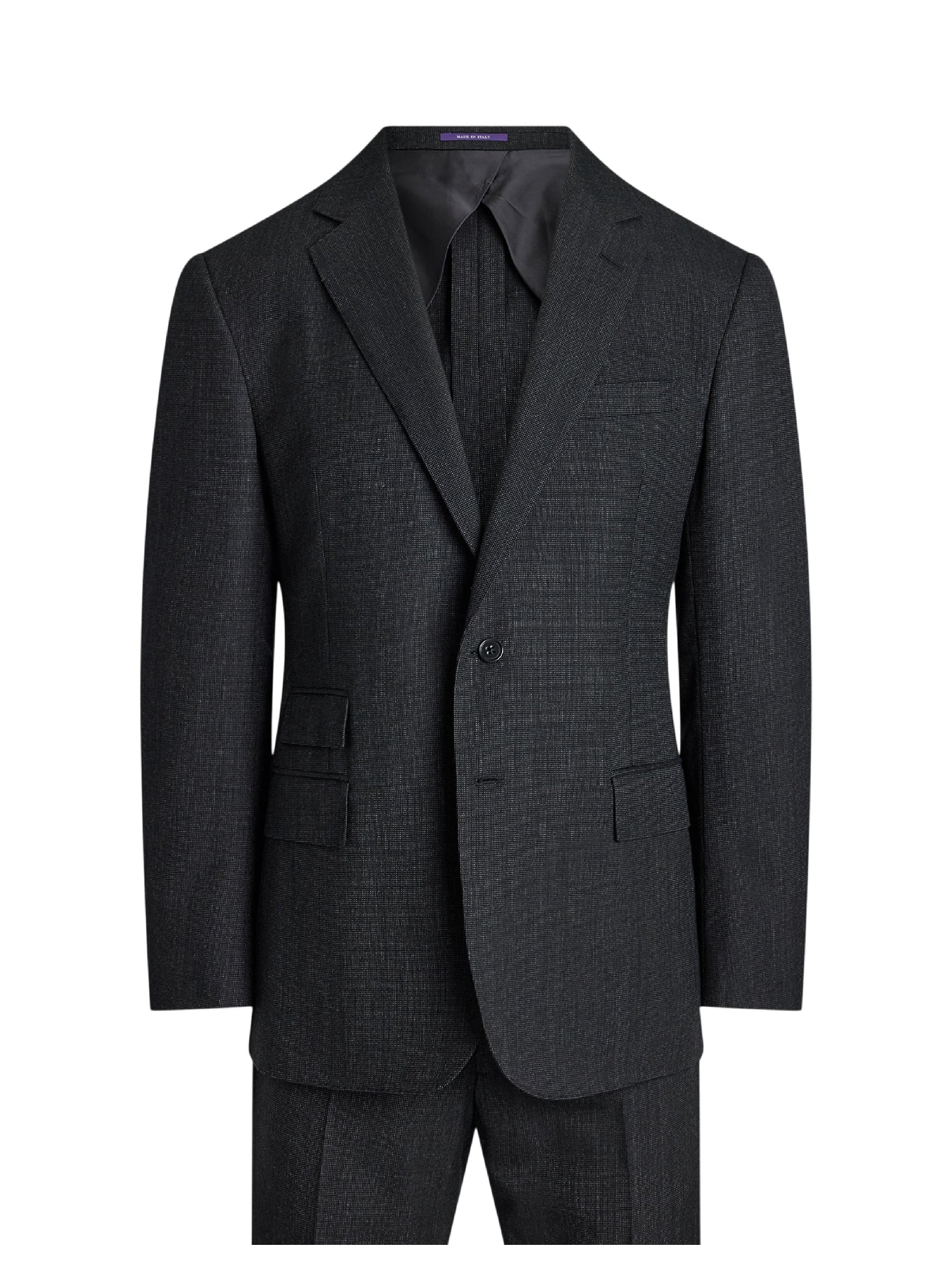 Kent small polka dot wool suit - Charcoal & Multicolore