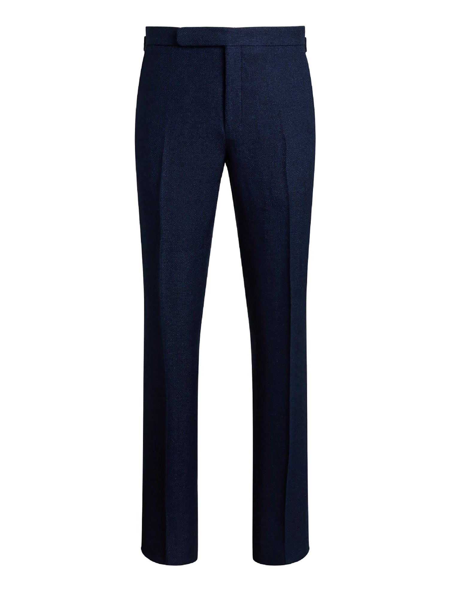 Gregory dress trousers in linen - Navy