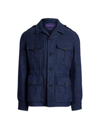 Linen jacket - Navy