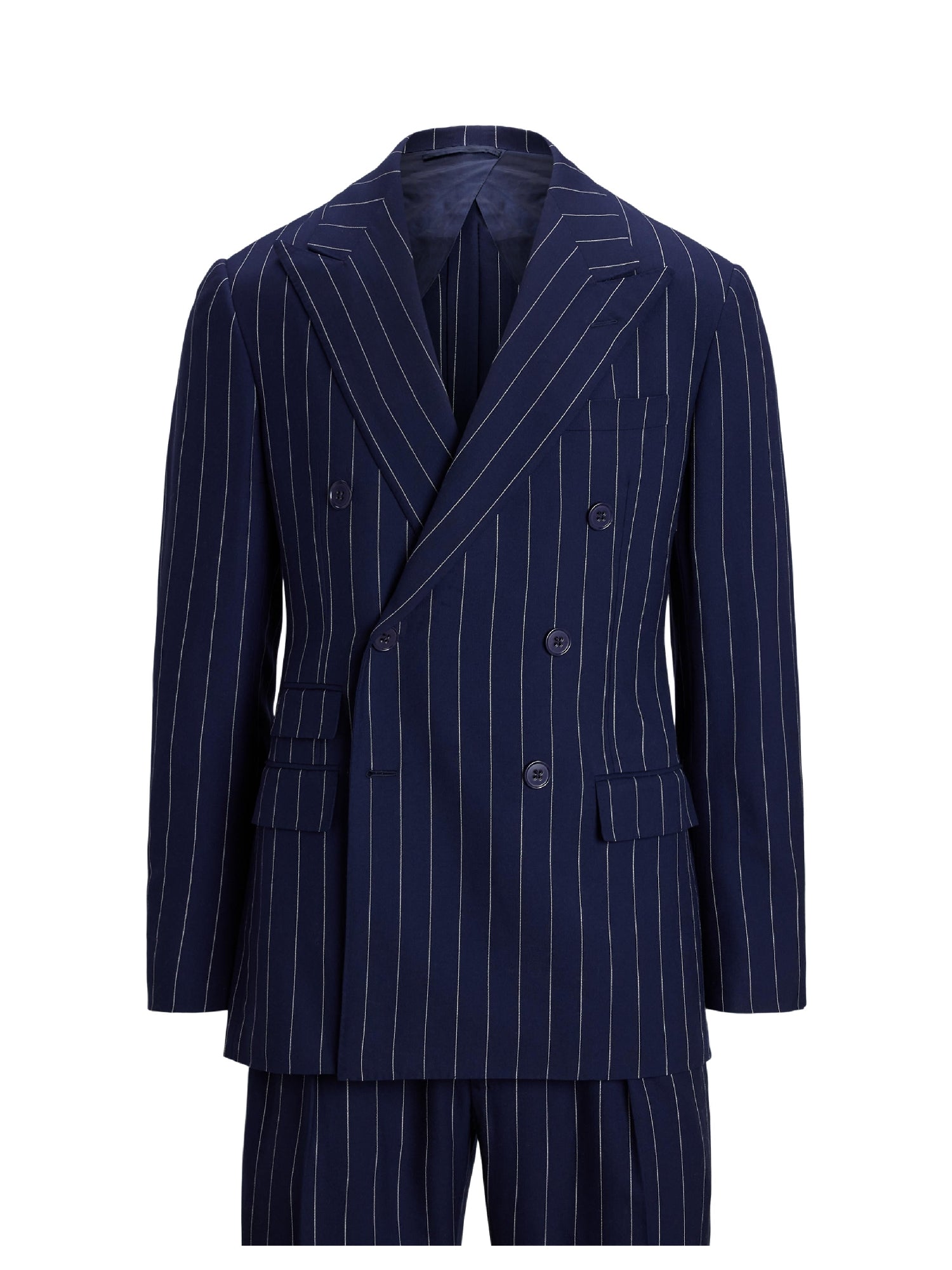 Costume Kent en lin et laine mélangée - Navy & White