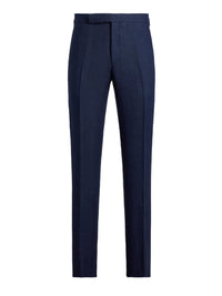Pantalon costume Gregory en lin - Classic Chairman Navy