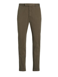 Pantalon chino stretch slim fait main - Thicket Moss
