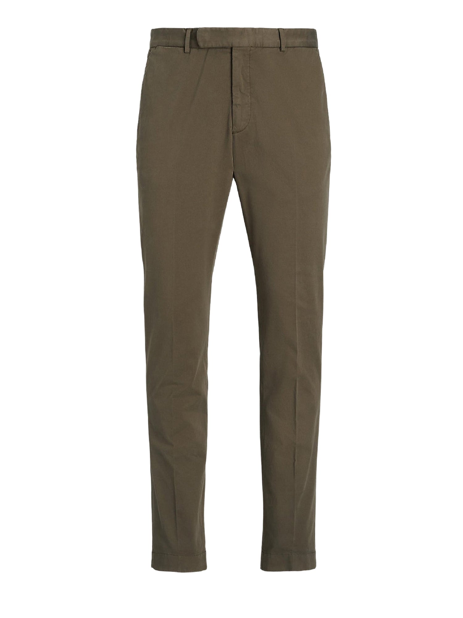 Pantalon chino stretch slim fait main - Thicket Moss
