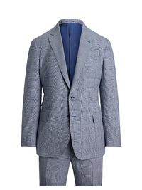 Costume Kent prince-de-galles en laine - Navy, Cream With Light Blue Oc