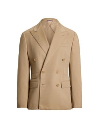 Veste Kent en gabardine de laine - Tan