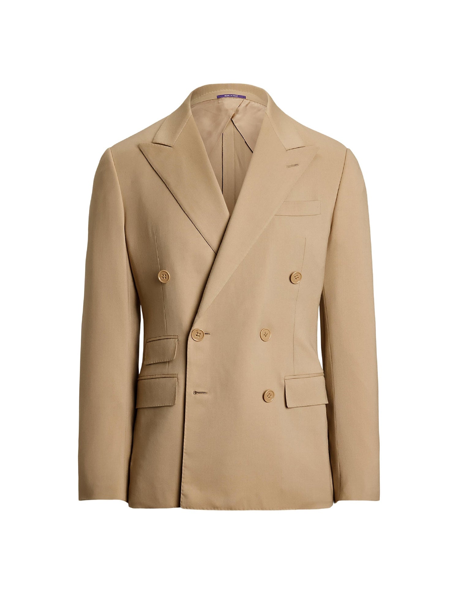 Veste Kent en gabardine de laine - Tan