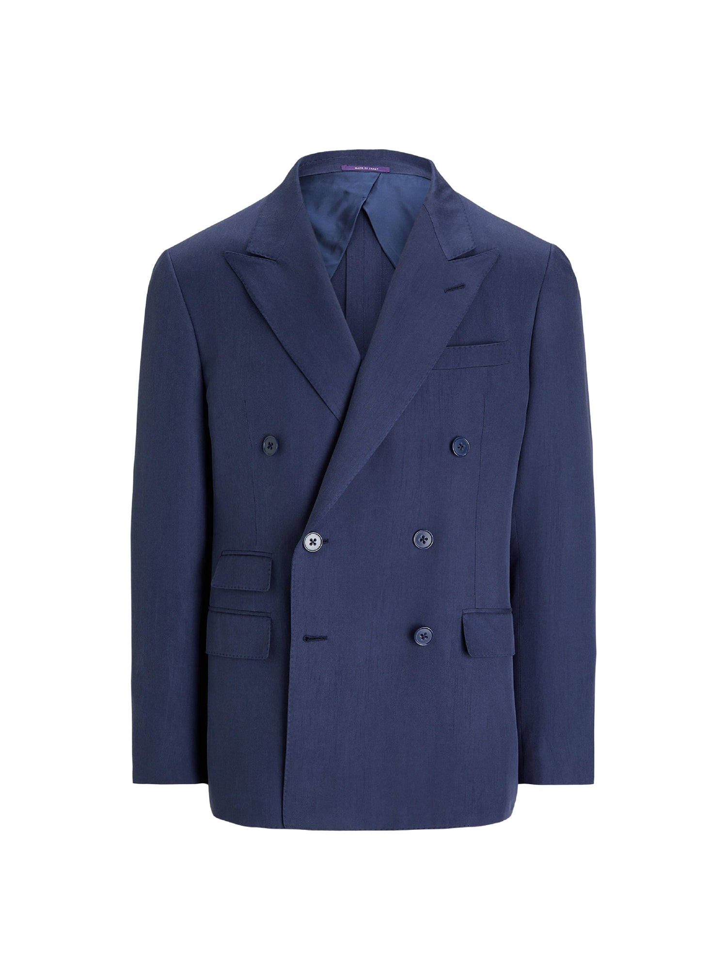 Veste Kent en gabardine de soie - Navy