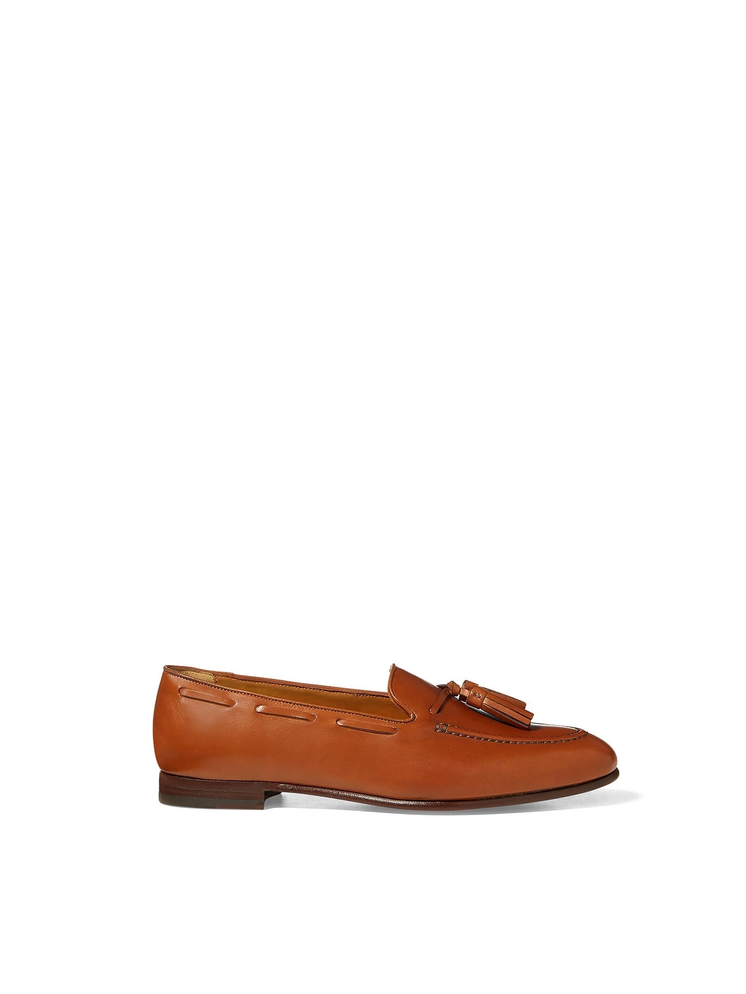 Mocassins Quillis à pampilles en cuir - Tan