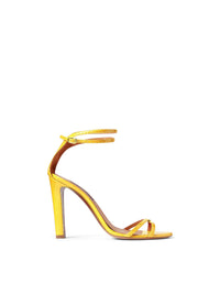 Sandales Ardelisa 100 en cuir - Canary Yellow